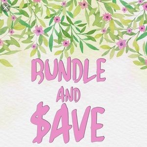 Bundle and save!!! Buy 3 items and get 15% off!